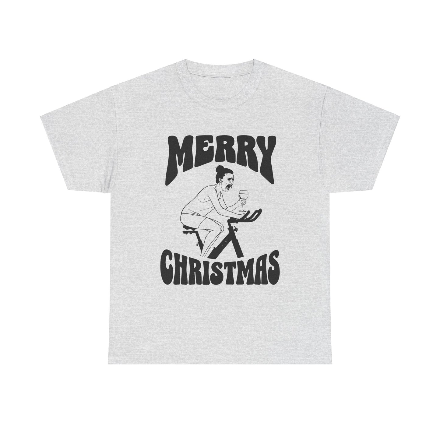 Merry Christmas Chaotic Christmas Graphic T-Shirt | Funny Holiday Shirt | Cozy Comfort Colors | Unisex Christmas Gift for Men & Women Holiday Humor