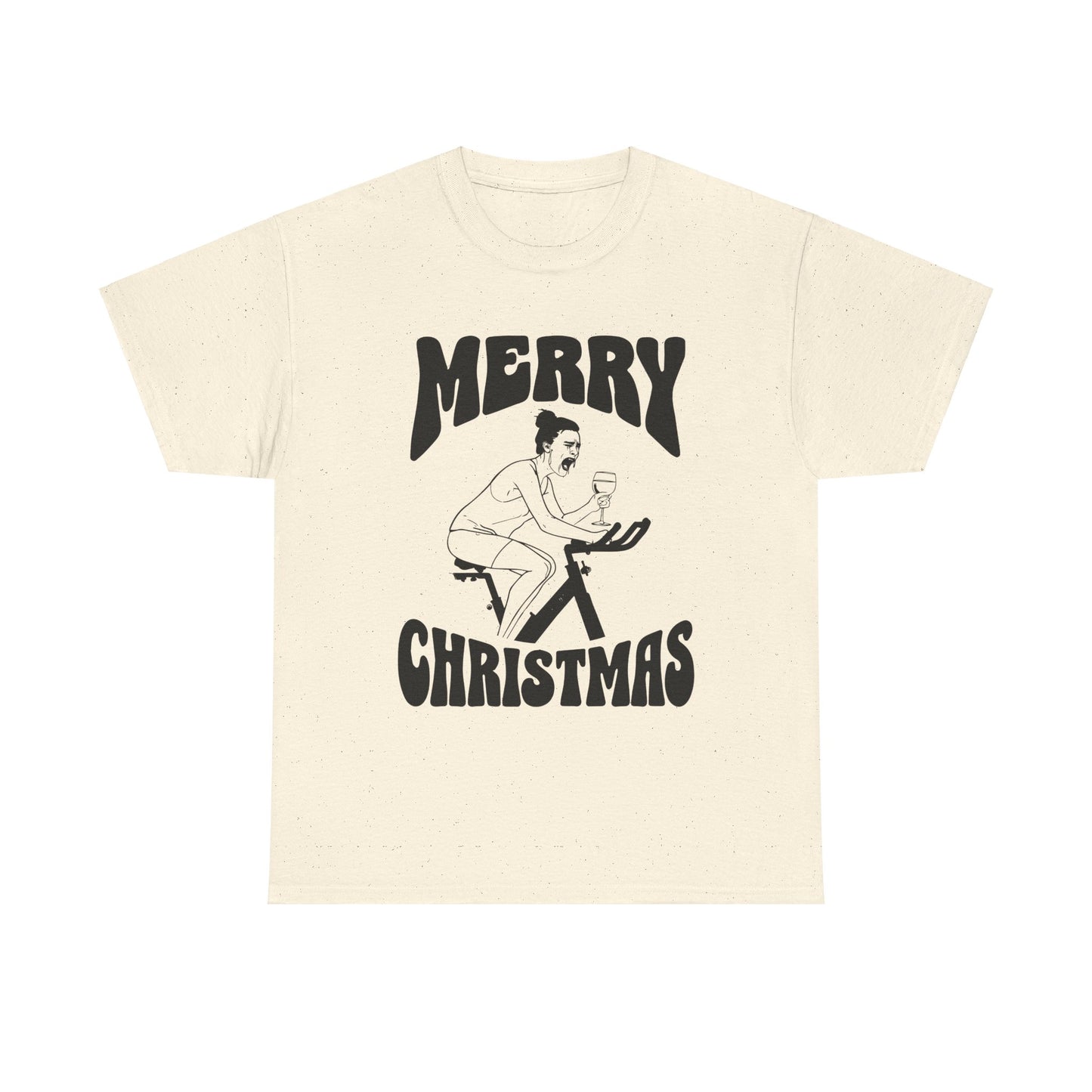 Merry Christmas Chaotic Christmas Graphic T-Shirt | Funny Holiday Shirt | Cozy Comfort Colors | Unisex Christmas Gift for Men & Women Holiday Humor