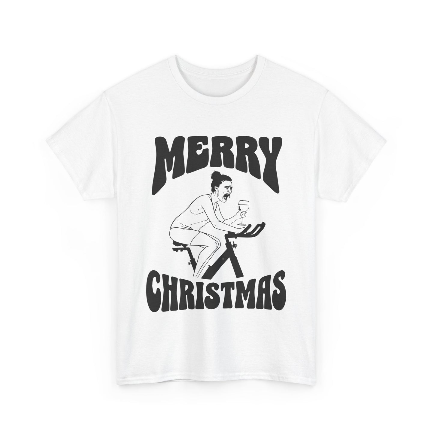 Merry Christmas Chaotic Christmas Graphic T-Shirt | Funny Holiday Shirt | Cozy Comfort Colors | Unisex Christmas Gift for Men & Women Holiday Humor