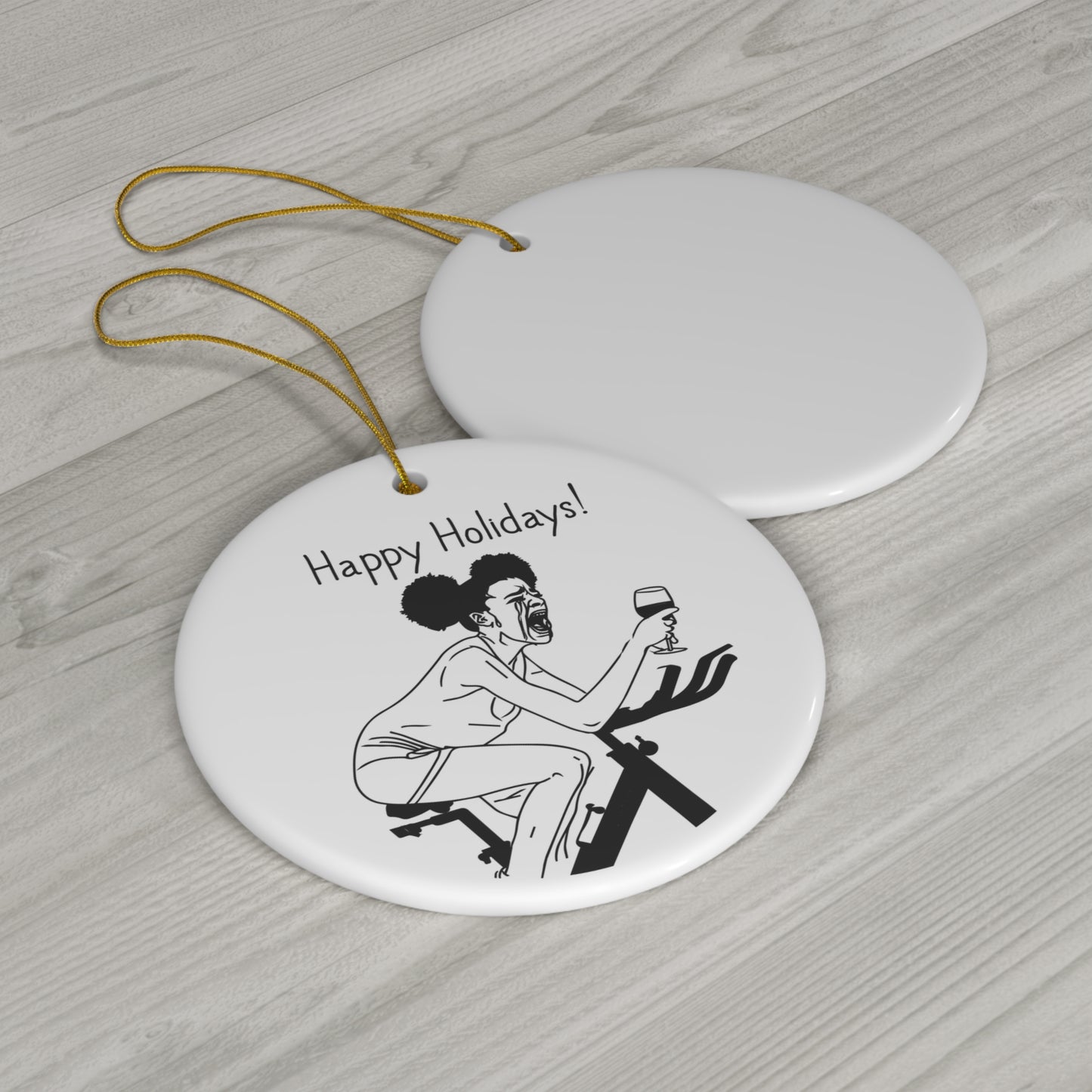 Happy Holidays! Funny Christmas Ornament | Hilarious Holiday Decor | Perfect Gift for Moms | Christmas Gift for Women | Funny Christmas Gift